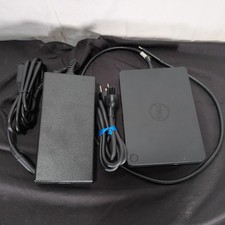 Dell WD15 USB-C K17A Laptop 4K Docking Station W/Power Adapter