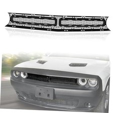 Front Upper Grille for Dodge Challenger 2015-2022, Front Grill with Black