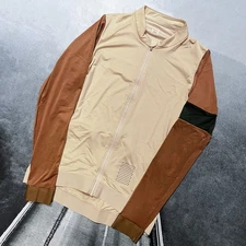 Rapha Size L Men's Pro Team Long Sleeve Training Jersey Large Sand/Rust Brown