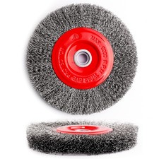 6 Inch Stainless Steel Wire Wheel Brush for Bench Grinder with 1/2-Inch and 5...