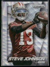2014 Panini Prizm #71 Steve Johnson Light Blue Wave Prizm #/99