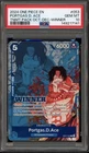 One Piece CCG Portgas.D.Ace Tournament Pk. Oct-Dec Winner OP07-053 PSA 10