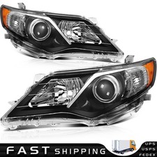 For Toyota Camry Se Style 2012-2014 Projector Blk Headlights Lamps Leftright For Toyota Camry Se Style 2012-2014 Projector Blk Headlights Lamps Leftright