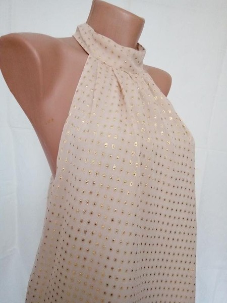 Women Patrizia Pepe Shirt Beige Polyester 38 / M /