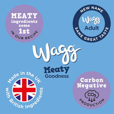 Wagg Meaty Goodness Complete Dry Adult Dog Food Chicken Dinner 12Kg - Meaty I... 1.48 per kilo