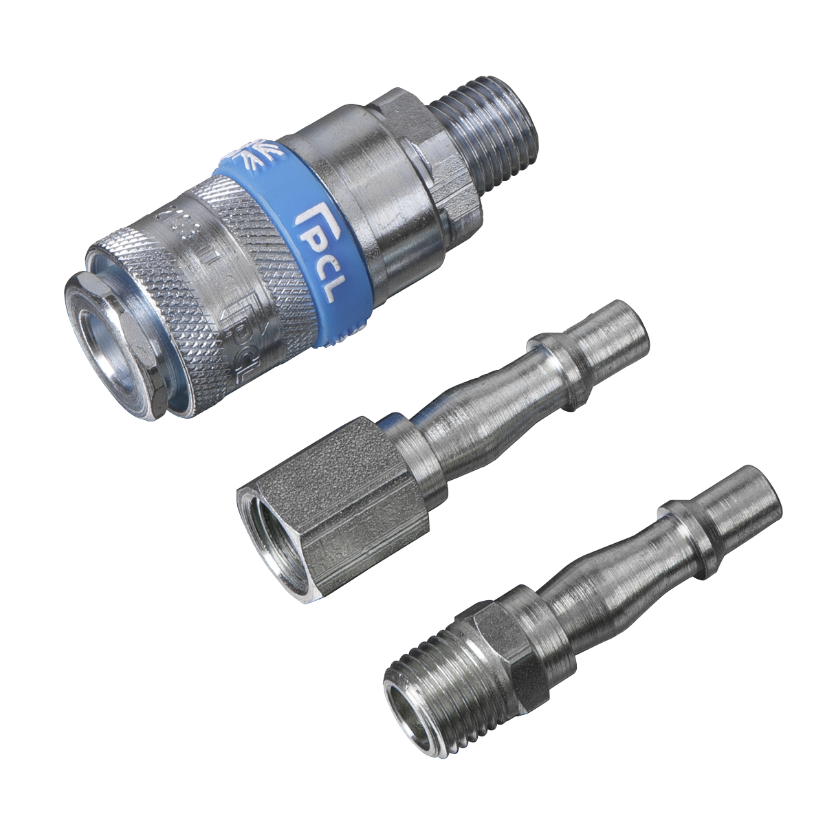 PCL Air Tool Coupling Kit 1/4""BSP 3pc