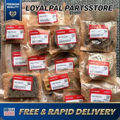 #ad NEW DOHC Timing Chain Kit VVT Sprocket SET 13PCS For 02 2015 HONDA ACCORD CR V $331.17