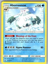 POKÉMON TCG ABOMASNOW 38/156 RARE ULTRA PRISM LIGHTLY PLAYED