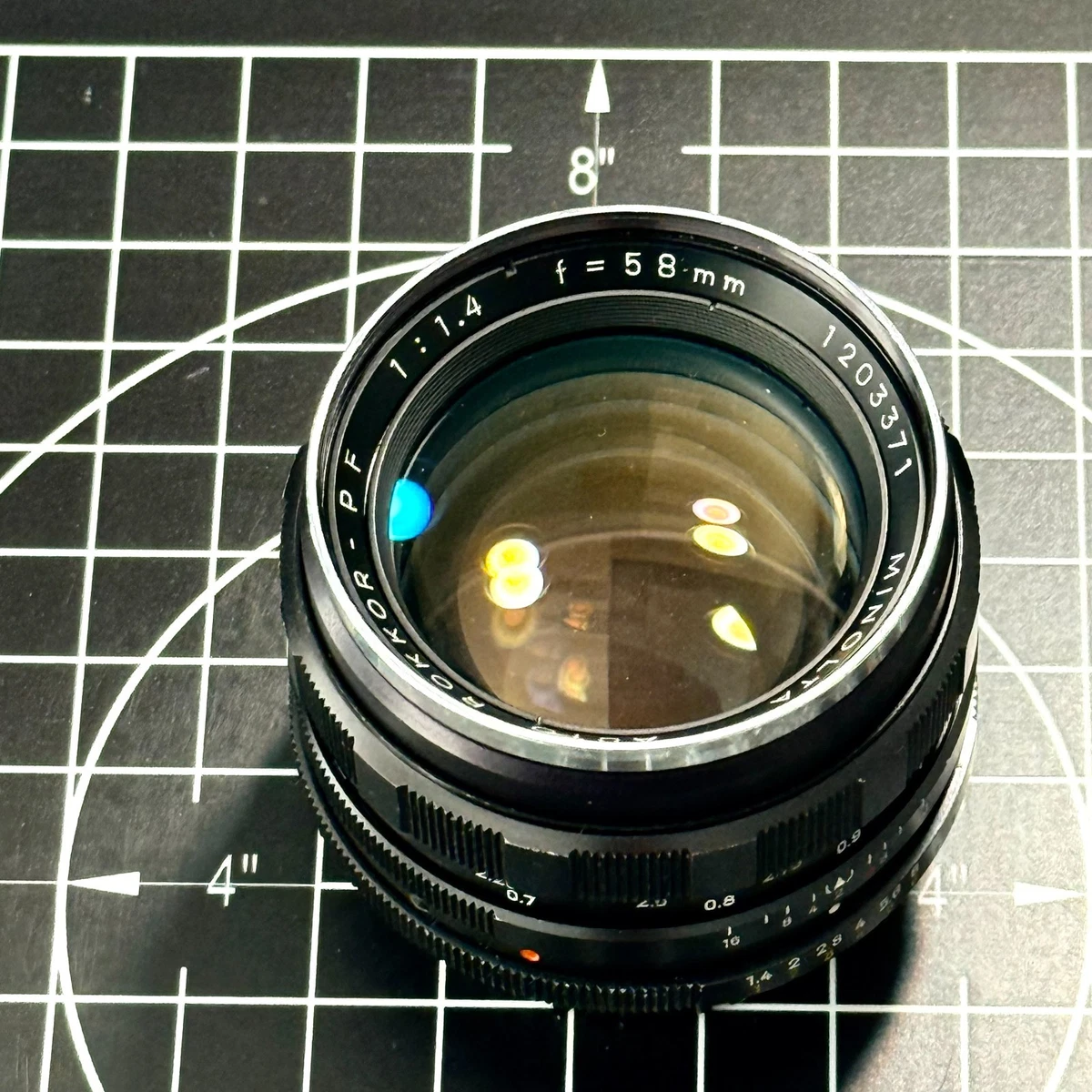 Minolta Rokkor PF 58mm Focal f/1.4 Camera Lenses for sale | eBay