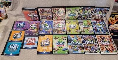 The Sims Collection Expansions 1 Deluxe Edition 2 3 Expansion PC CD-ROM Lot 21