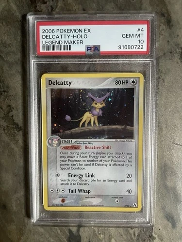 2006 Pokemon EX Legend Maker Delcatty Holo #4 PSA 10 Gem Mint POP 18