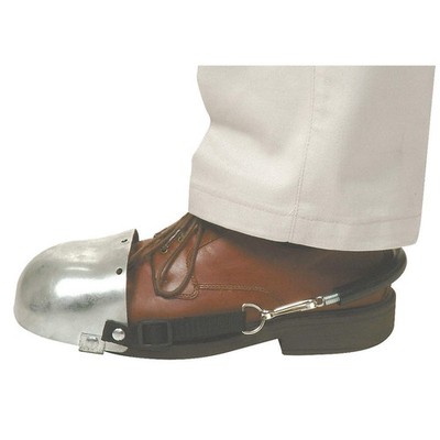 GRAINGER APPROVED 5T455 Toe Guard,Universal Size,Silver,PR 5T455