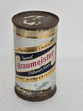 Vintage Special Braumeister Milwaukee Flat Top Beer Can