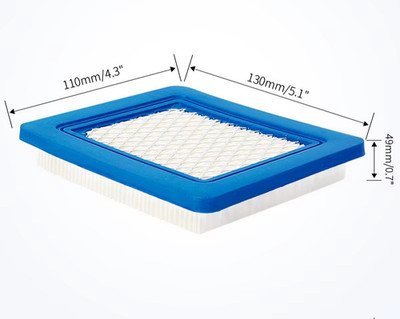 1 Stück Luftfilter für Briggs & Stratton 491588 491588S 399959 Rasenmäher