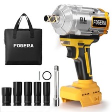 Cordless Impact Wrench 1/2 Inch - Compatible with Dewalt 20V Batteries, 1100 ...
