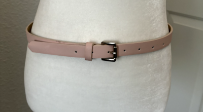 NEW STEVE MADDEN thin mauve pink belt Sz S Steve Madden Women main image 2