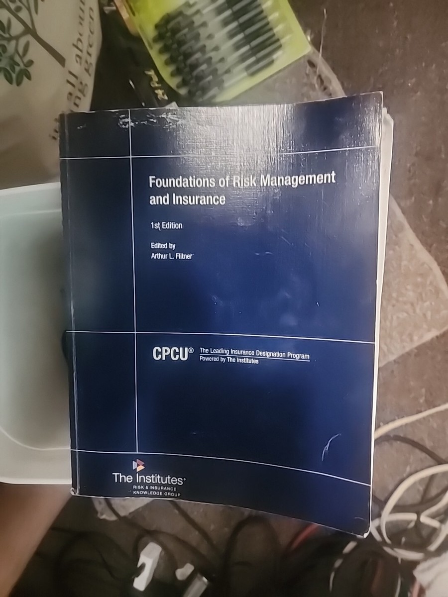 Foundations of Risk Management and Insurance Paperback | eBay