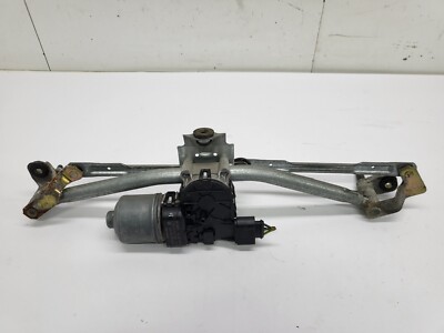 VW Polo 9N - wiper motor wiper linkage front 6Q1955023E 6Q1955119A (59)