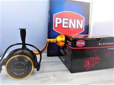 Penn Slammer III 6500 Spinning Reel color Black Gold Unisex