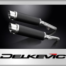 YAMAHA FJ1200 (3CV) 1988-1990 350mm CARBON ROUND BSAU SILENCER EXHAUST KIT