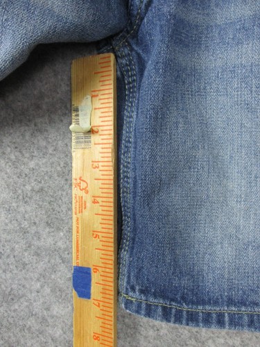 Levis Carpenter Jean Red Tab Shorts Boy Kids 5 Blue Straps Denim Wide Leg Street - Picture 10 of 19