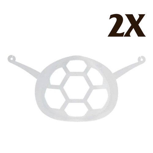 2X 3D Face Mask Bracket Inner Support Frame Breathable Reusable Spacer Holder - 第 1/3 張圖片