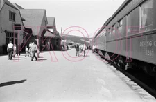 Canadian National Railways (CNR) Train at Jasper, AB Train Station - 8x10 Photo