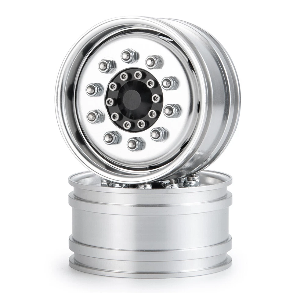 Vorderseite Rückseite Felgen Reifen Für 1/14 RC TAMIYA Tractor Truck RC Cars - Bild 4 von 4