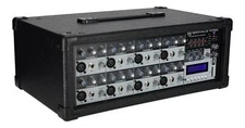 Rockville RPM85 2400w Powered 8 Channel Mixer, USB, 5 Band EQ, Effects/Bluetooth