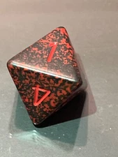 CHX 25309 OOP Speckled Volcano Rpg D&d D8 Dice 102523@