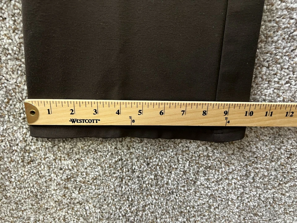 Брюки INC Bootcut женские размер 4 коричневые брюки стрейч - Изображение 4 из 4