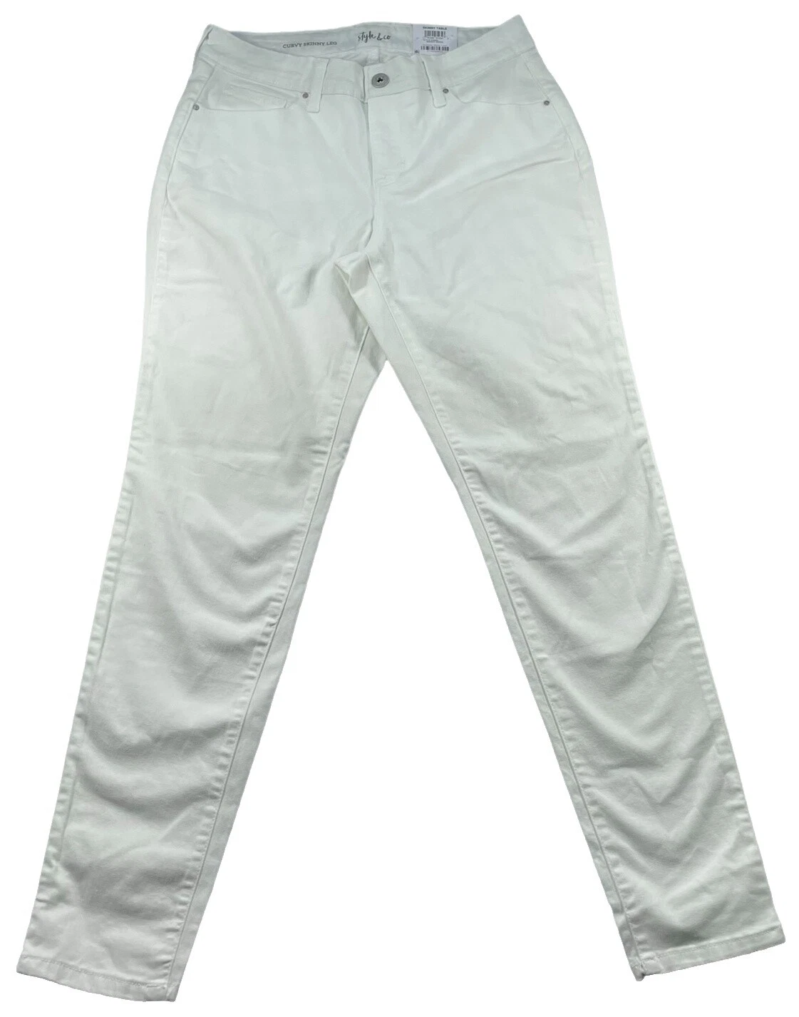 Pantalones de Algodón Blanco Style&co. para Mujeres