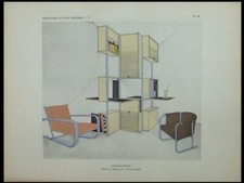 LOUIS SOGNOT, ATELIER STUDIO, MEUBLES ART DECO - 1929 - POCHOIR, 