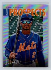 2023 Bowman Chrome Modern Prospects #MP-13 Simon Juan New York Mets
