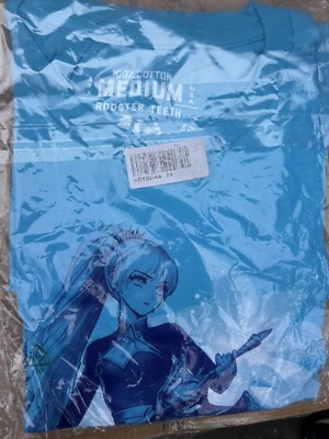 Neu offiziell lizenziertes Hahn Zähne RWBY weiß T-Shirt Medium