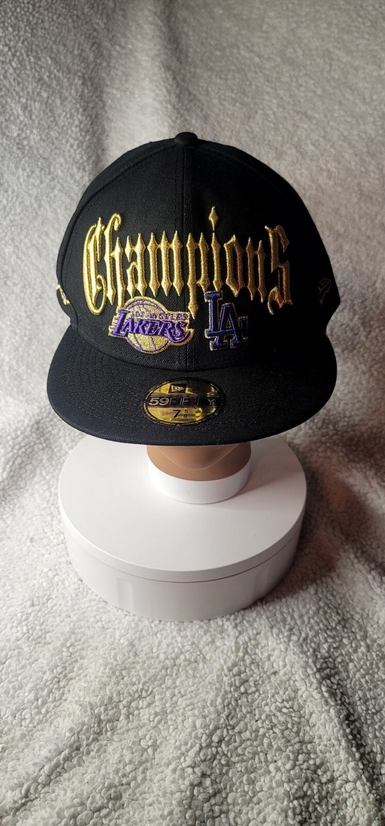 New Era 59Fifty Co Champions LA Lakers Dodgers 2020 5/8 Fitted
