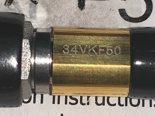 Nuovo adattatore di precisione Anritsu 34VKF50; DC a 43,5 GHz; V(m) - K(f); 50 Ohm - Foto 3 di 7