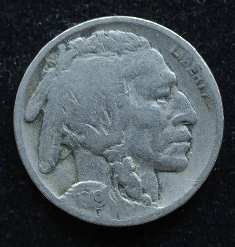 KAPPYSCOINS  W1046 1919S  VERY GOOD / GOOD    KEY DATE  BUFFALO NICKEL NICE COIN