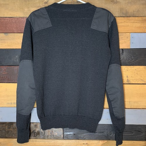 Blauer Commando Sweater V-Neck Police Public Safety Pil-Trol Size MED Black - Picture 7 of 12