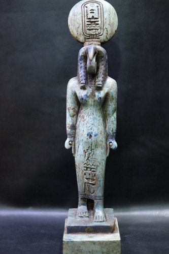 De colección THOTH-Epis el dios del conocimiento-Réplica Estatua de altar hecha de piedra de llama - Imagen 2 de 6