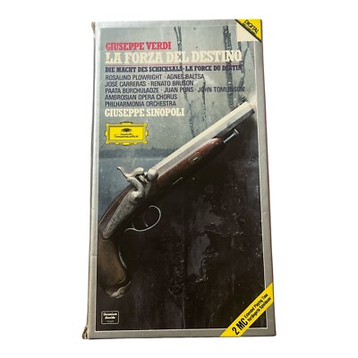 Giuseppe Verdi La Forza Del Destino Digital Recording Cassette Tapes West German