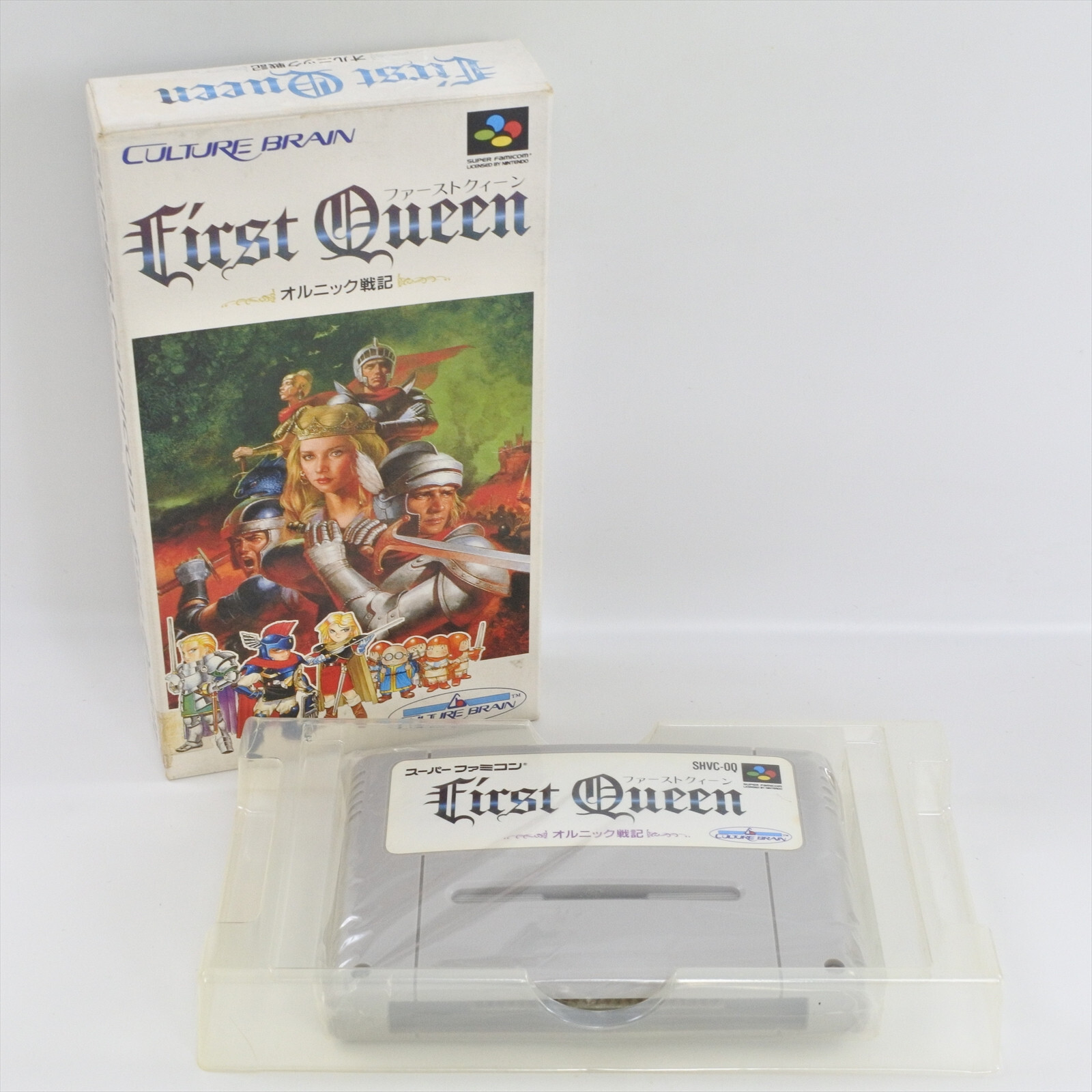 FIRST QUEEN Super Famicom No Instruction Nintendo 1740 sf