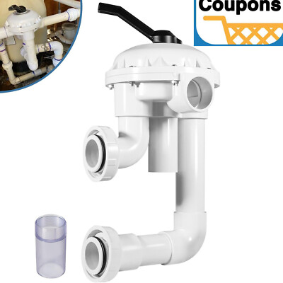 261050 HiFlow Multiport Valve 2inch For Pentair Triton Quad D.E. and Sand Filter