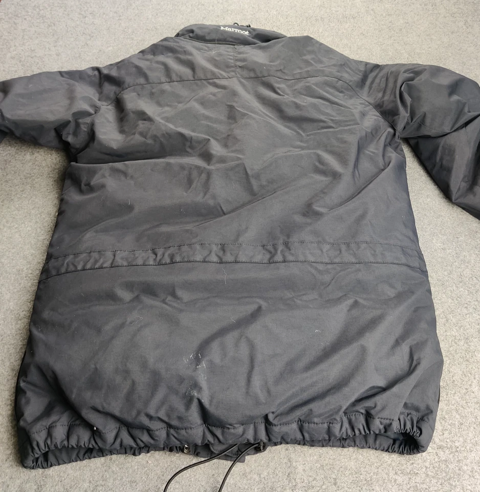 Chaqueta de Plumón Marmot Juvenil Mediana Negra 650 Relleno Niño Informal Juego Escuela Foto 3 de 4