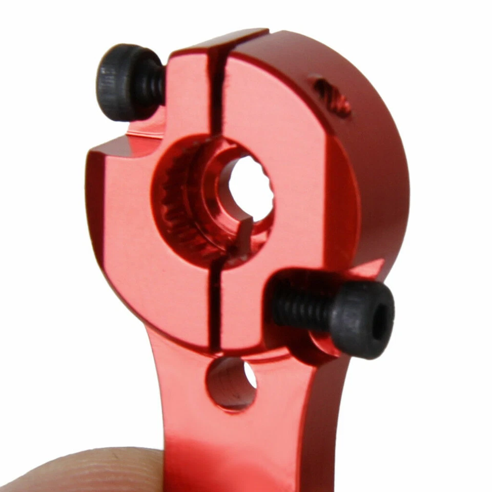 Rot 25T M3 Metall Aluminium RC Servo Arm Hupe Futaba Savox Xcore Hl HSP HD - UK - Bild 3 von 4