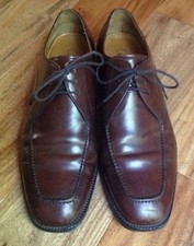 Cole Haan 10 M Classic Brown Oxford Tie Shoes Square Toe Nice