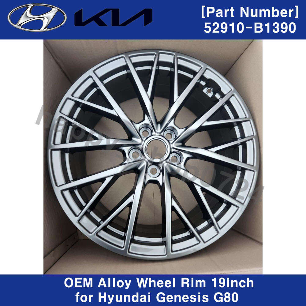 52910B1390 GENUINE OEM Alloy Wheel Assy Rim 19 inch Spoke Silver for ...