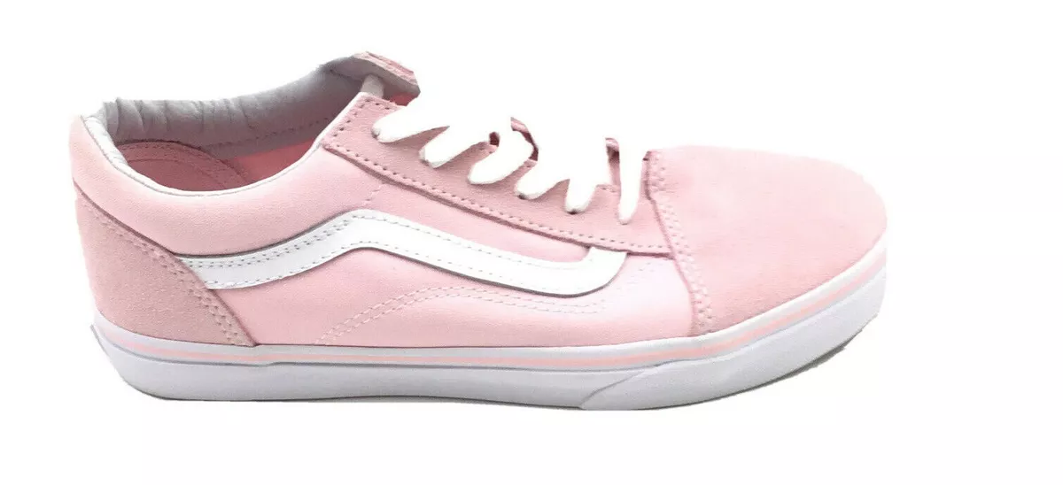 Vans Old Skool Chalk Pink/White Kid Shoes 6 | eBay