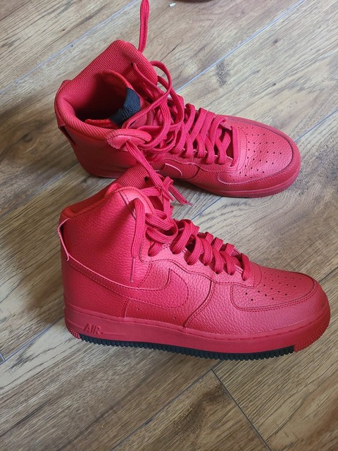 nike lunar force 1 high university red