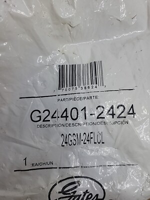 Qty: 1 New Gates 24GSM-24FLCL - G24401-2424 Hydraulic Hose Fitting